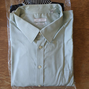 Joseph Abboud Neck 22 34/35 Mens Green Dress Shirt